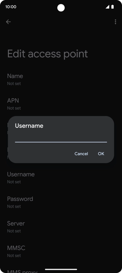 Key in wap and press OK.