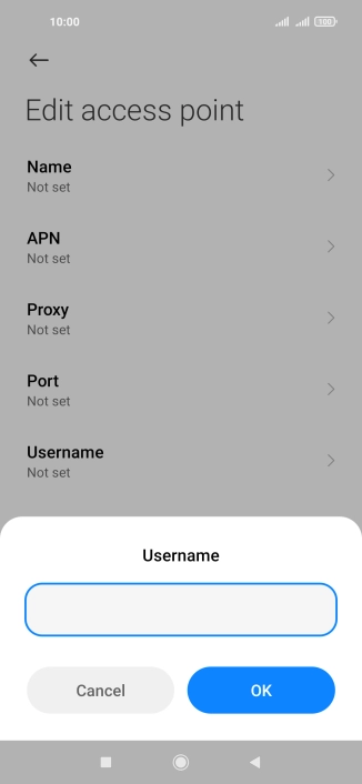 Key in wap and press OK.