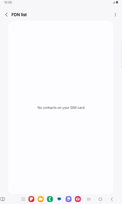 Press the menu icon. Press the menu icon.