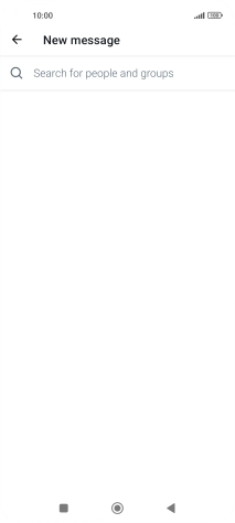 Press the search field.