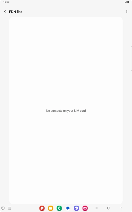 Press the menu icon. Press the menu icon.
