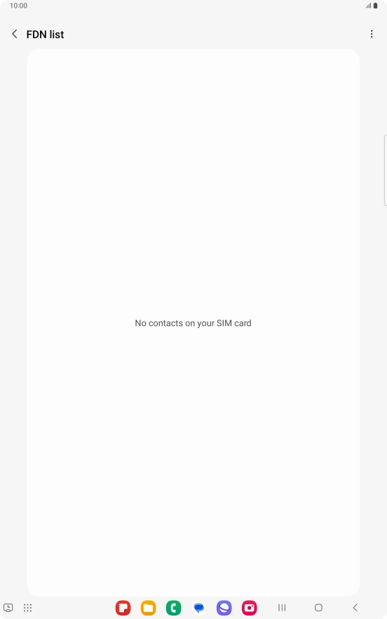 Press the menu icon. Press the menu icon.
