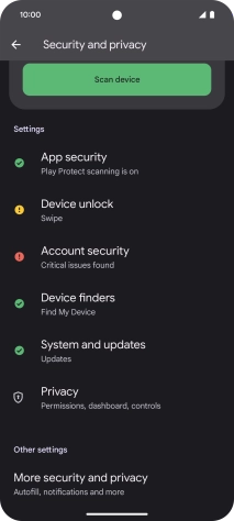 Press More security and privacy. Press More security and privacy.