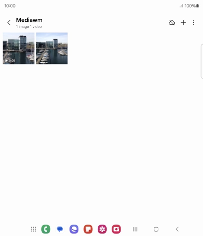 Press and hold any picture or video.
