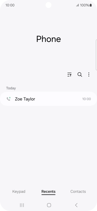 Press the required number.