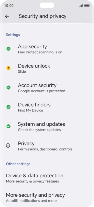 Press More security and privacy. Press More security and privacy.