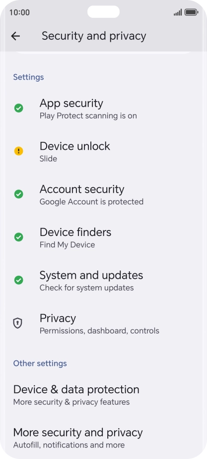 Press More security and privacy. Press More security and privacy.