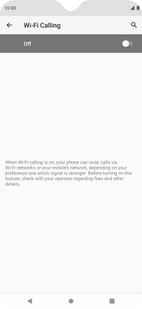 Press the indicator to turn the function on or off.