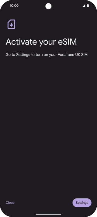 Press Settings. Press Settings.