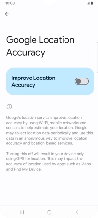 If you press the indicator next to 