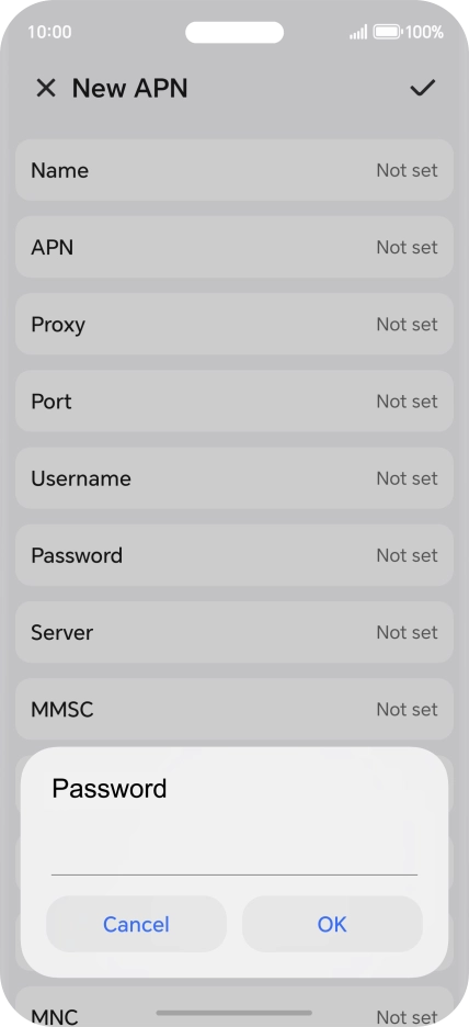 Key in wap and press OK.