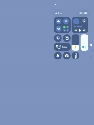 Press the sound mode icon to turn silent mode on or off.