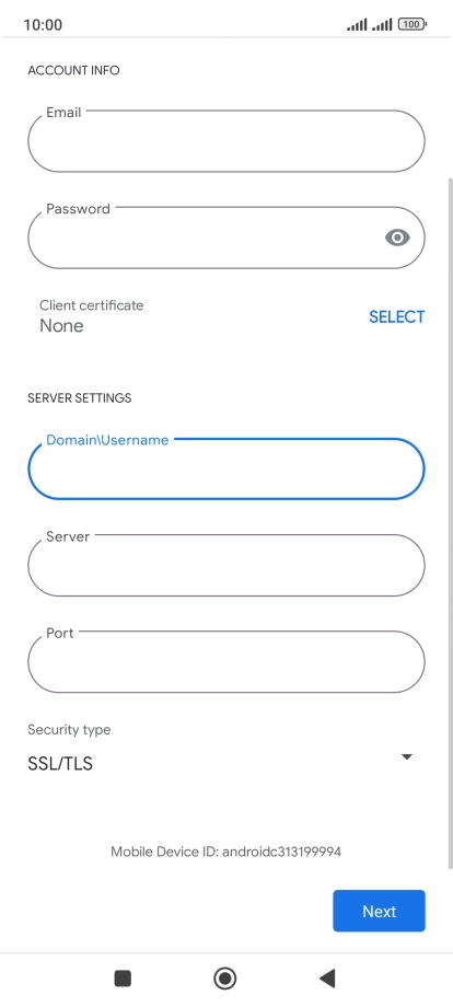Press the field below Press the field below
