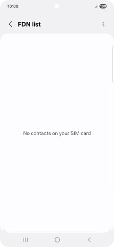 Press the menu icon.