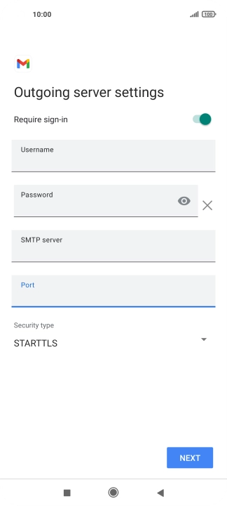 Press the drop down list below 