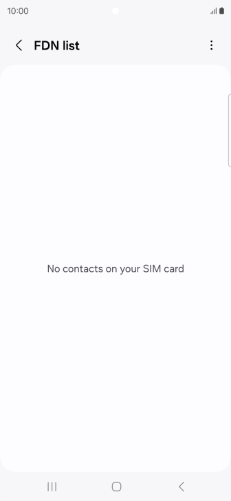 Press the menu icon.