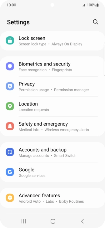 Press Accounts and backup.