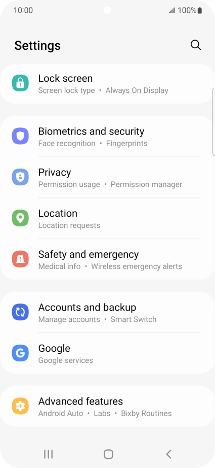 Press Accounts and backup.