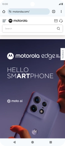 Press the profile icon.