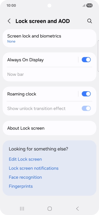 Press the Home key to return to the home screen.