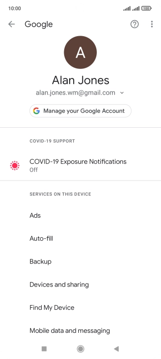 Press Find My Device.