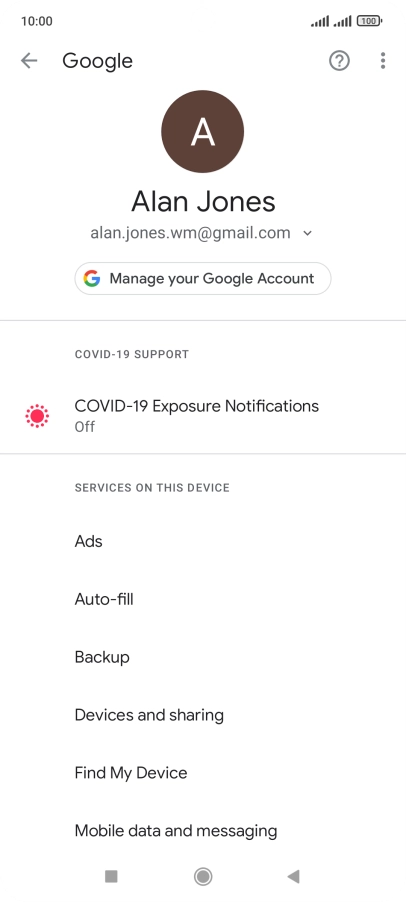 Press Find My Device.