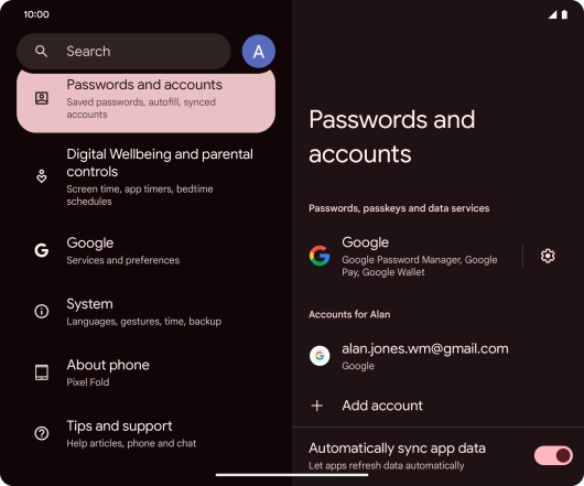 Slide your finger upwards starting from the bottom of the screen to return to the home screen.