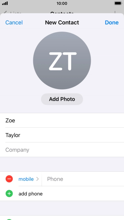 Press Phone and key in the required phone number.
