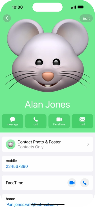 Slide your finger upwards starting from the bottom of the screen to return to the home screen.
