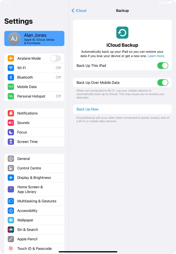 Press the indicator next to Press the indicator next to