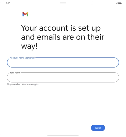 Press the field below 