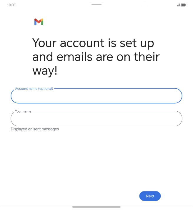 Press the field below 