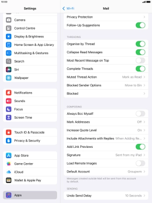Press Default Account.
