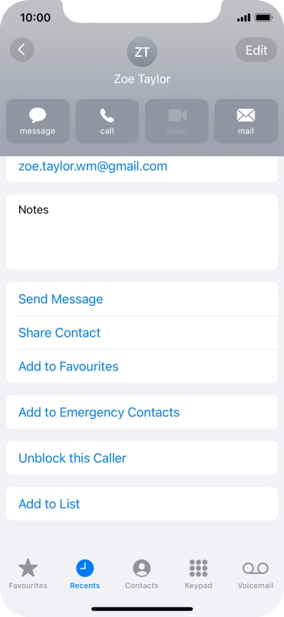 Slide your finger upwards starting from the bottom of the screen to return to the home screen.