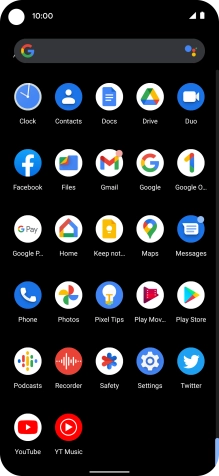 Press Photos and go to the required folder.