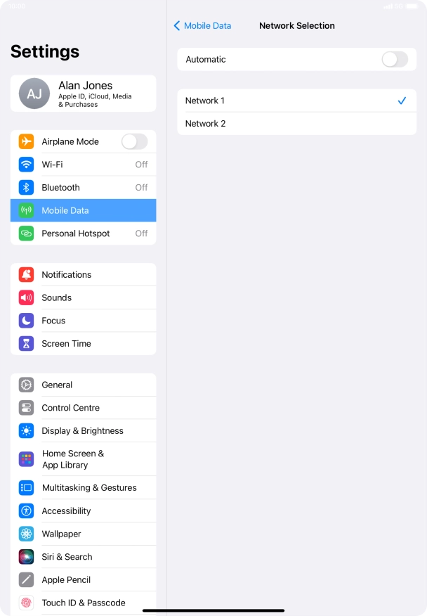 Slide your finger upwards starting from the bottom of the screen to return to the home screen.
