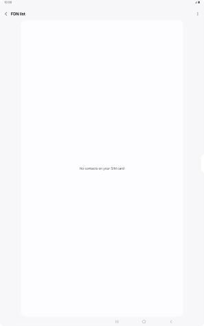Press the menu icon.