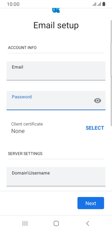 To turn on the function, press SELECT and follow the instructions on the screen to install the required certificate. To turn on the function, press SELECT and follow the instructions on the screen to install the required certificate.