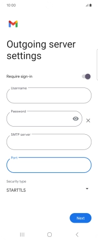 Press the drop down list below 