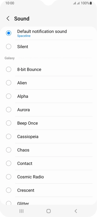 Press the required message tones to hear them.
