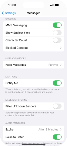 Slide your finger upwards starting from the bottom of the screen to return to the home screen.