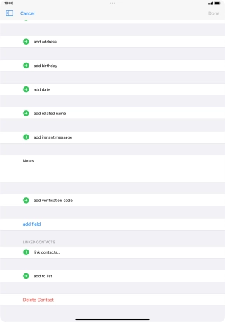 Press link contacts....