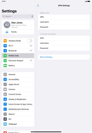 Press APN and key in wap.vodafone.co.uk.