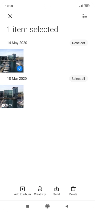 Press Send. Press Send.