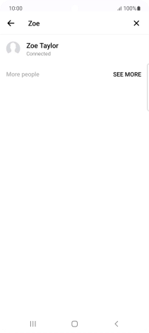 Press the required contact.