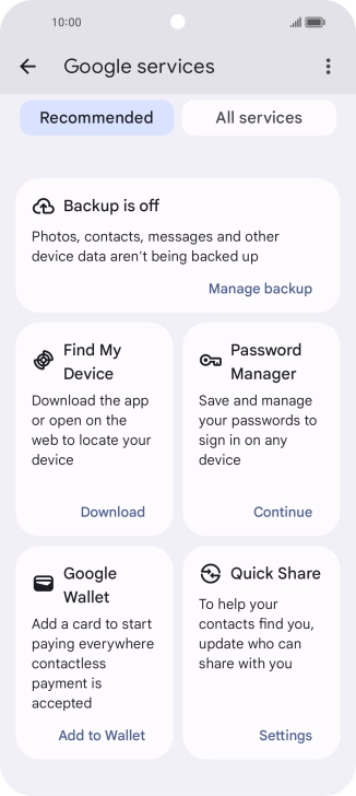 Press Find My Device.