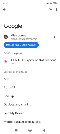Press Find My Device.