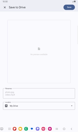 Press the field below 