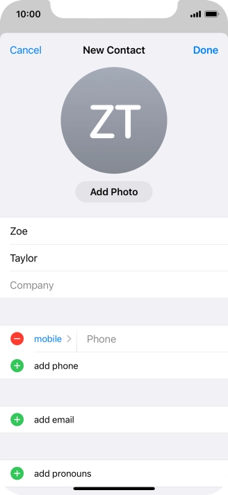 Press Phone and key in the required phone number.
