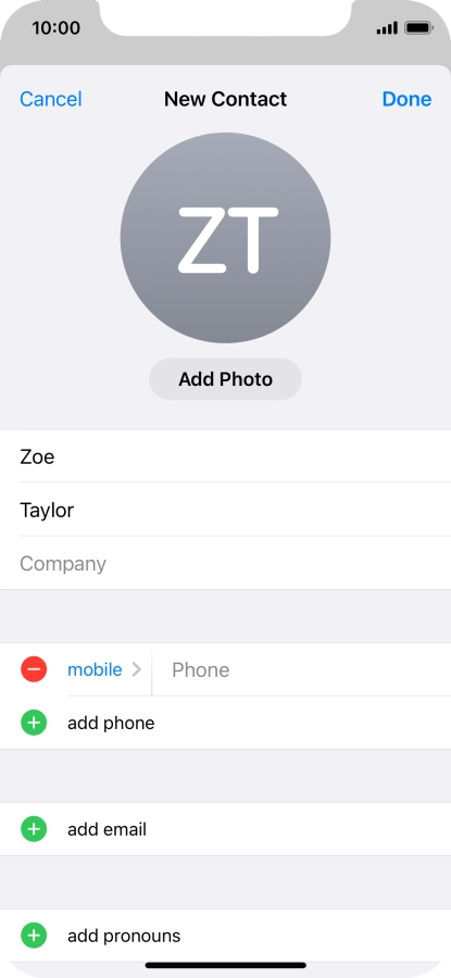Press Phone and key in the required phone number.